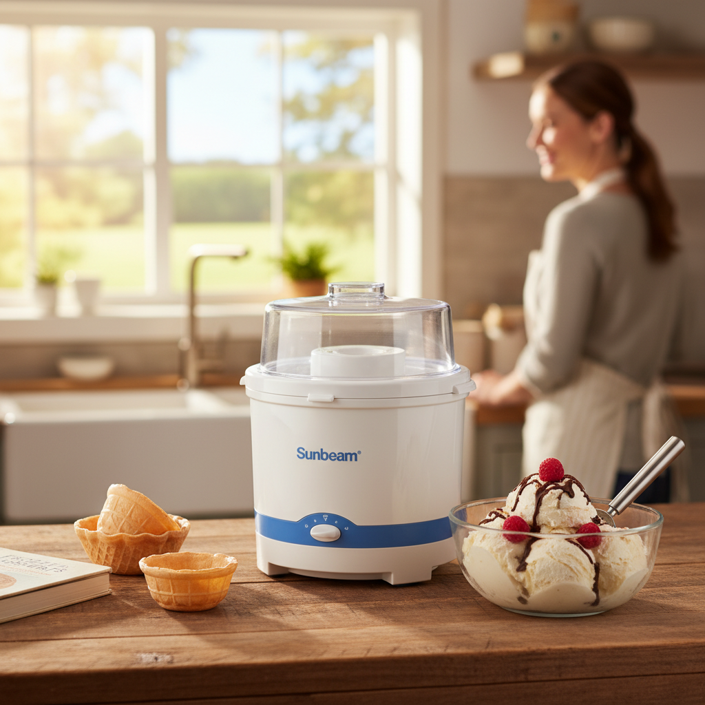 Sunbeam 4-Quart Ice Cream Maker Review: Affordable Homemade Sweetness