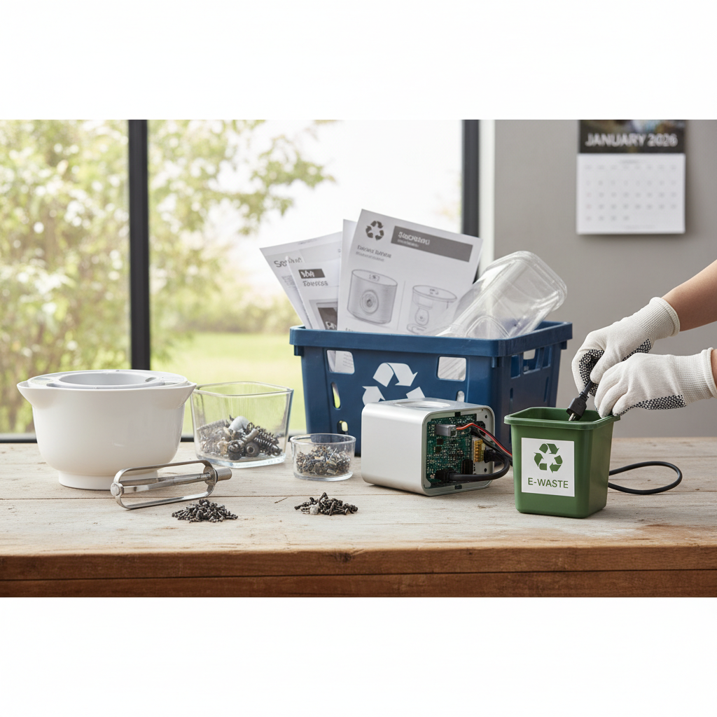 How to Responsibly Recycle Your Old or Broken Ice Cream Maker in 2026