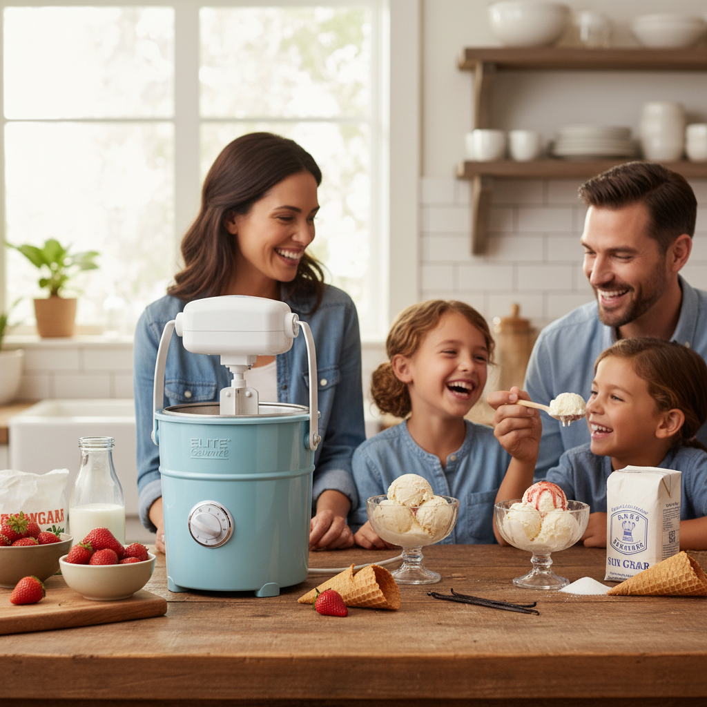 Elite Gourmet 4Qt Old Fashioned Ice Cream Maker Review: Churning Sweet Memories at Home